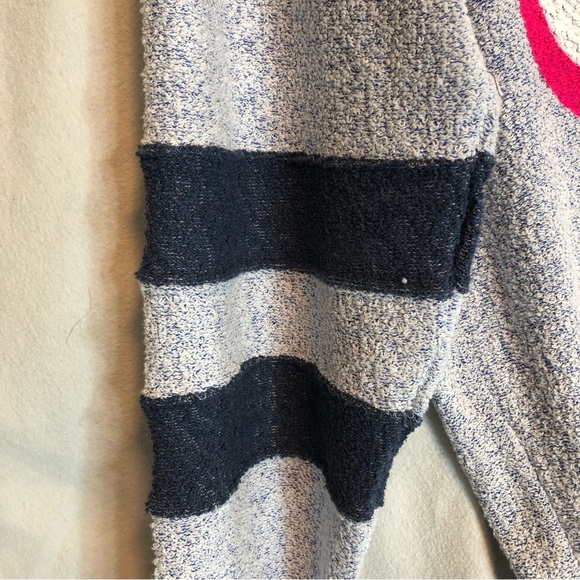 Pacific&Co Oversized Crewneck Long Sleeve Top Groovy Babe Barbie pink Sz Small - Picture 9 of 11